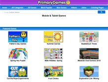 Tablet Screenshot of games01.primarygames.com